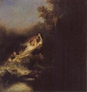 REMBRANDT Harmenszoon van Rijn The Abduction of Proserpine oil painting reproduction